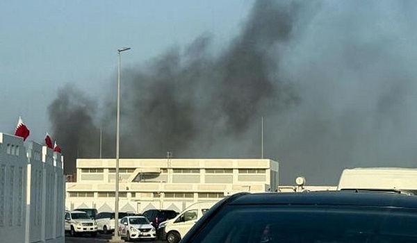 Serangan udara yang dilancarkan di Legtaifiya, Doha mengorbankan enam mangsa. Foto Reuters